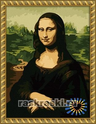 Раскраска мона лиза Раскраска мона лиза
