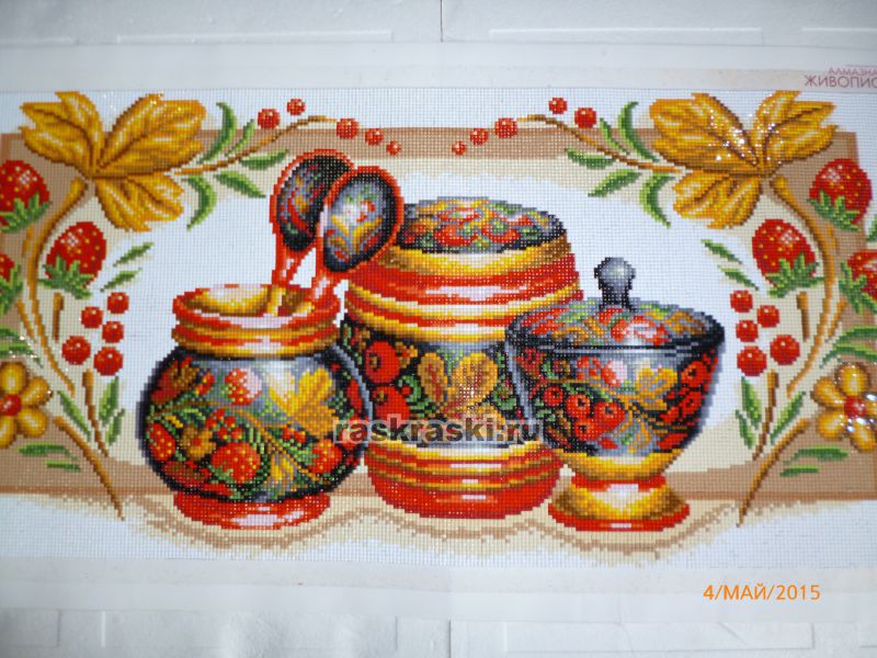 Алмазная вышивка хохлома Алмазная вышивка хохлома