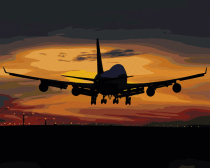 Артвентура / Картина по номерам «Полет в закат»