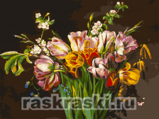 Белоснежка / Картина по номерам «Голландские тюльпаны»