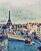 Артвентура / Картина по номерам «Крыши Парижа»