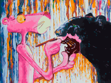 Белоснежка / Картина по номерам «Розовая пантера красит черную»