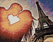 Артвентура / Картина по номерам «Парижское свидание»