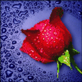 Мозаичная картина Color-Kit «Красная роза»