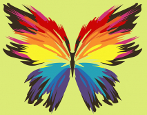 Артвентура / Картина по номерам «Бабочка-многоцветница»