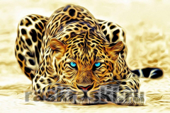 Мозаика Алмазное Хобби «Леопард с голубыми глазами»