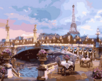 Цветной / Картина по номерам «Вечер в Париже»