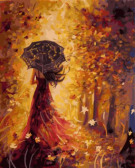 Цветной / Картина по номерам «Осенняя фея»