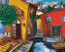 Артвентура / Картина по номерам «Улочки Венеции Мигеля Фрейтаса»