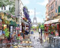 Цветной Премиум / Картина по номерам «Париж весной»