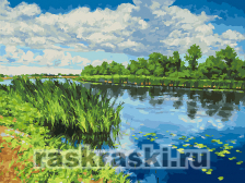 Белоснежка / Картина по номерам «У реки»