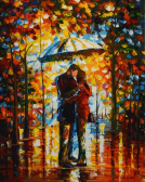 Белоснежка / Картина по номерам «Поцелуй в парке»