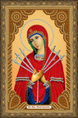 Икона стразами Color-Kit «Пресвятая Богородица Семистрельная»