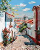 Белоснежка / Картина по номерам «Улочка в португальском поселке»