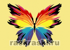 Артвентура / Картина по номерам «Бабочка-многоцветница»