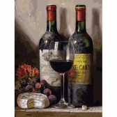 Белоснежка / Картина по номерам «Вино, сыр и виноград»