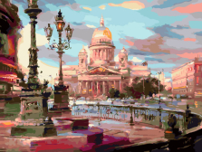 Белоснежка / Картина по номерам «Площади Санкт-Петербурга»