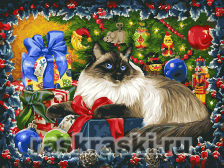 Белоснежка / Картина по номерам «Рождественские подарки»