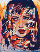 Paintboy / Картина по номерам «Яркая девушка»