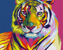 Артвентура / Картина по номерам «Радужный тигр Ваю Ромдони»