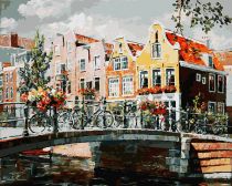 Белоснежка / Картина по номерам «Амстердам. Мост через канал»
