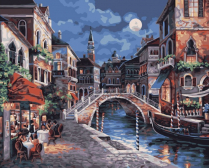 Белоснежка / Картина по номерам «Ночная Венеция»
