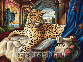 Белоснежка / Картина по номерам «Римский леопард»
