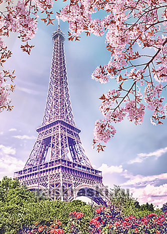 Алмазная вышивка Гранни «Весна в Париже»