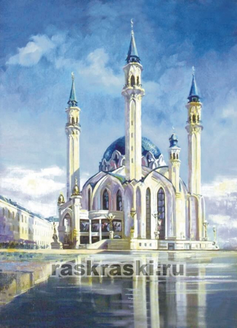 Алмазная вышивка Цветной «Мечеть Кул-Шариф»