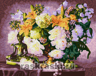 Артвентура / Картина по номерам «Изумрудный Будда»