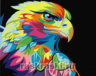 Артвентура / Картина по номерам «Радужный орел Ваю Ромдони»