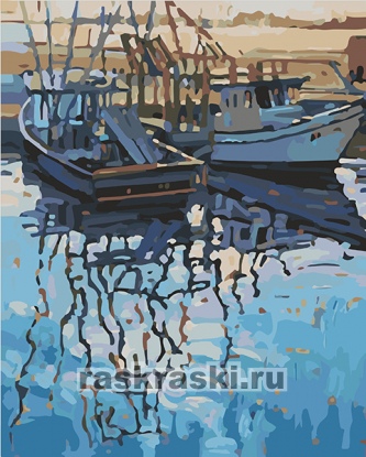 Артвентура / Картина по номерам «Рыбацкая пристань»