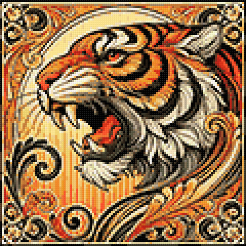 Алмазная мозаика Гранни «Хранитель входа» (30х30 см, полная выкладка, квадратные стразы) Хранитель входа Гранни AGP284