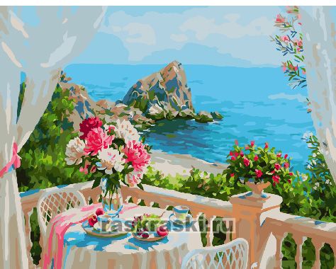 Paintboy / Картина по номерам «Завтрак у моря» Paintboy GX29309
