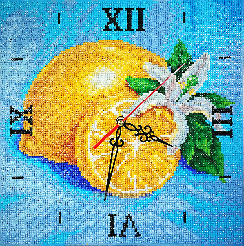 Алмазные часы Color-Kit «Лимонная фантазия» Color KIT 7303005P