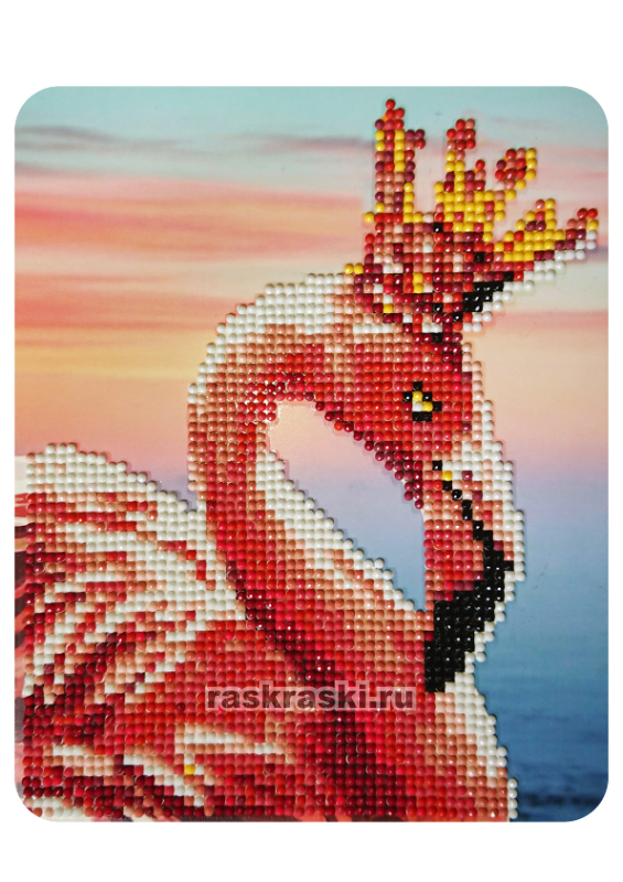 Алмазная картина «Королевский фламинго» Color KIT M001