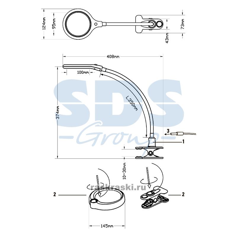    3X   30 LED ( + ),  REXANT Rexant 31-0247