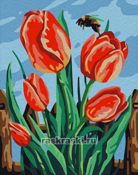 Артвентура / Картина по номерам «Майские тюльпаны» Артвентура MINI16130062