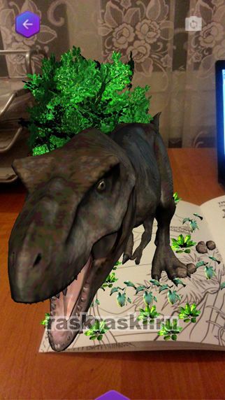 Многослойная деревянная раскраска для детей «Мультик про динозавров» / Подарочный набор