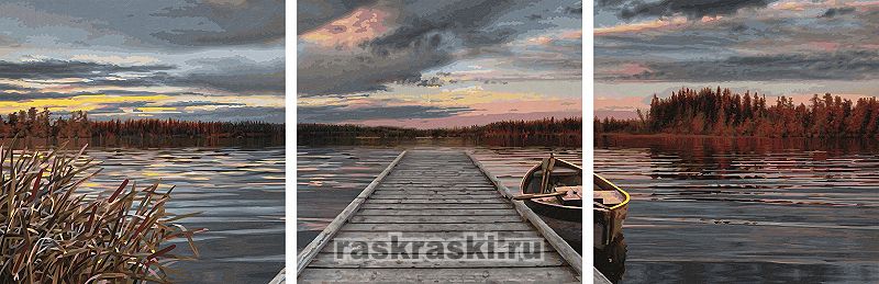 schipper картина по номерам восход на озере