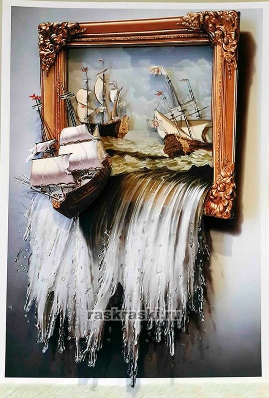 Папертоль «Море в картине» Магия Хобби РТ150020