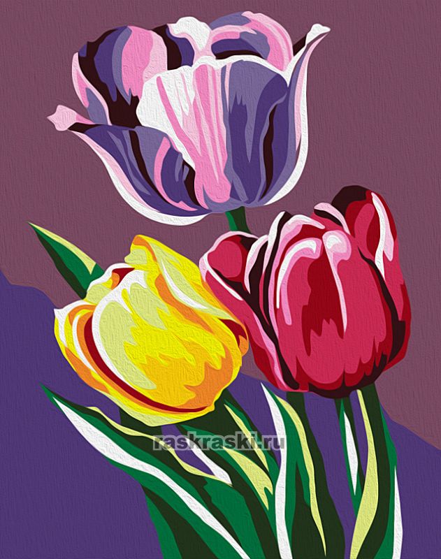 Артвентура / Картина по номерам «Тюльпаны» Артвентура MINI16130030