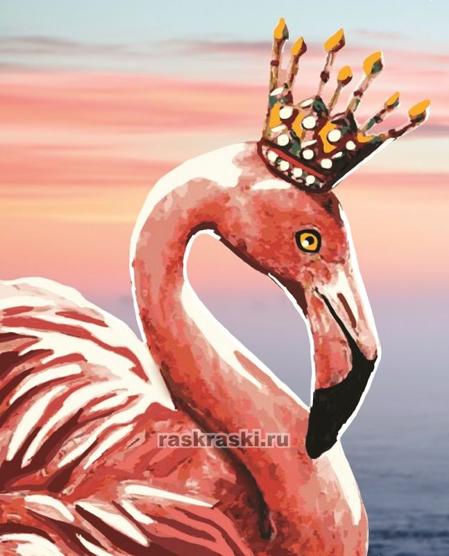 Алмазная картина «Королевский фламинго» Color KIT M001