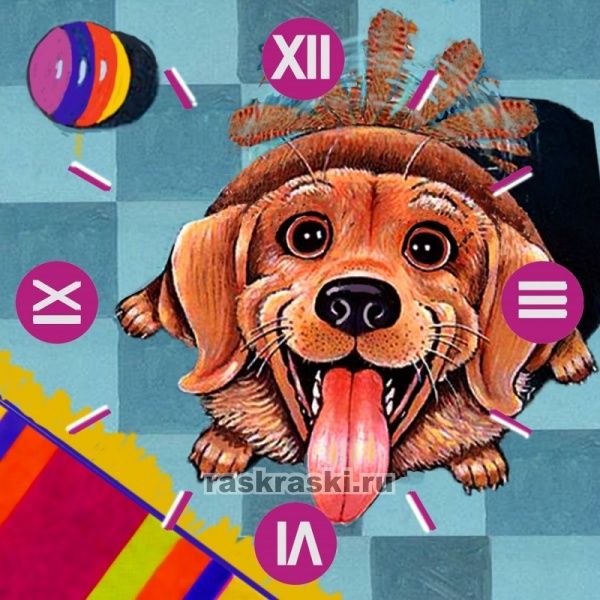 Алмазные часы Color-Kit «Счастливый пес» Color KIT 7303006
