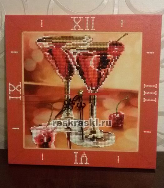 Алмазные часы Color-Kit «Вишневое мартини» Color KIT 7303002