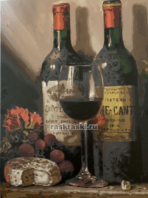 Белоснежка / Картина по номерам «Вино, сыр и виноград» Белоснежка 319-AS