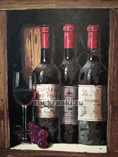 Белоснежка / Картина по номерам «Коллекционное вино» Белоснежка 307-AS