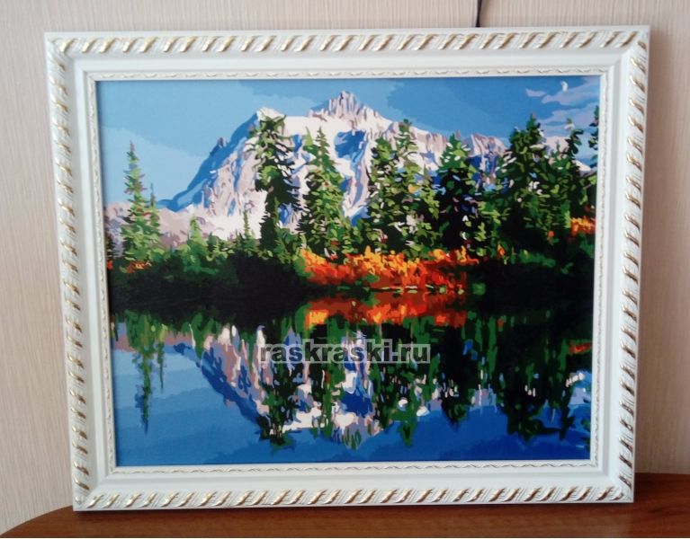 Рама без стекла для картин Constance (дерево) 40х50 см, белая Рамка без стекла для картин Constance Белоснежка 2645-BB