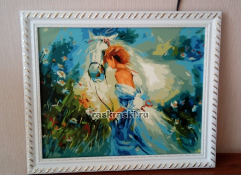 Рама без стекла для картин Constance (дерево) 40х50 см, белая Рамка без стекла для картин Constance Белоснежка 2645-BB